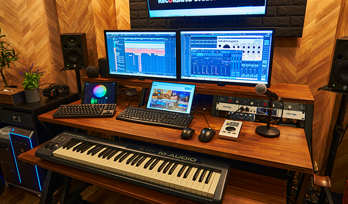 レコ―ディングスタジオ-コントロールルーム