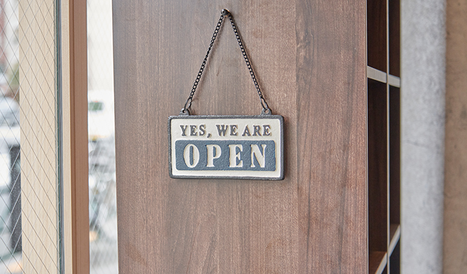 レコ―ディングスタジオ入口